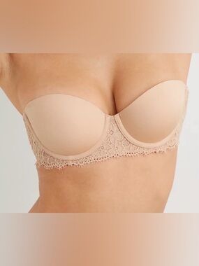 Aerie Show Off Strapless Push Up Bra 34C